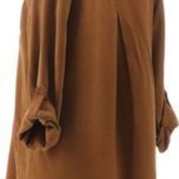 NWT SIDE STITCH BUTTON‎ FRONT TUNIC WITH POCKETS COPPER XS - Picture 6 of 10